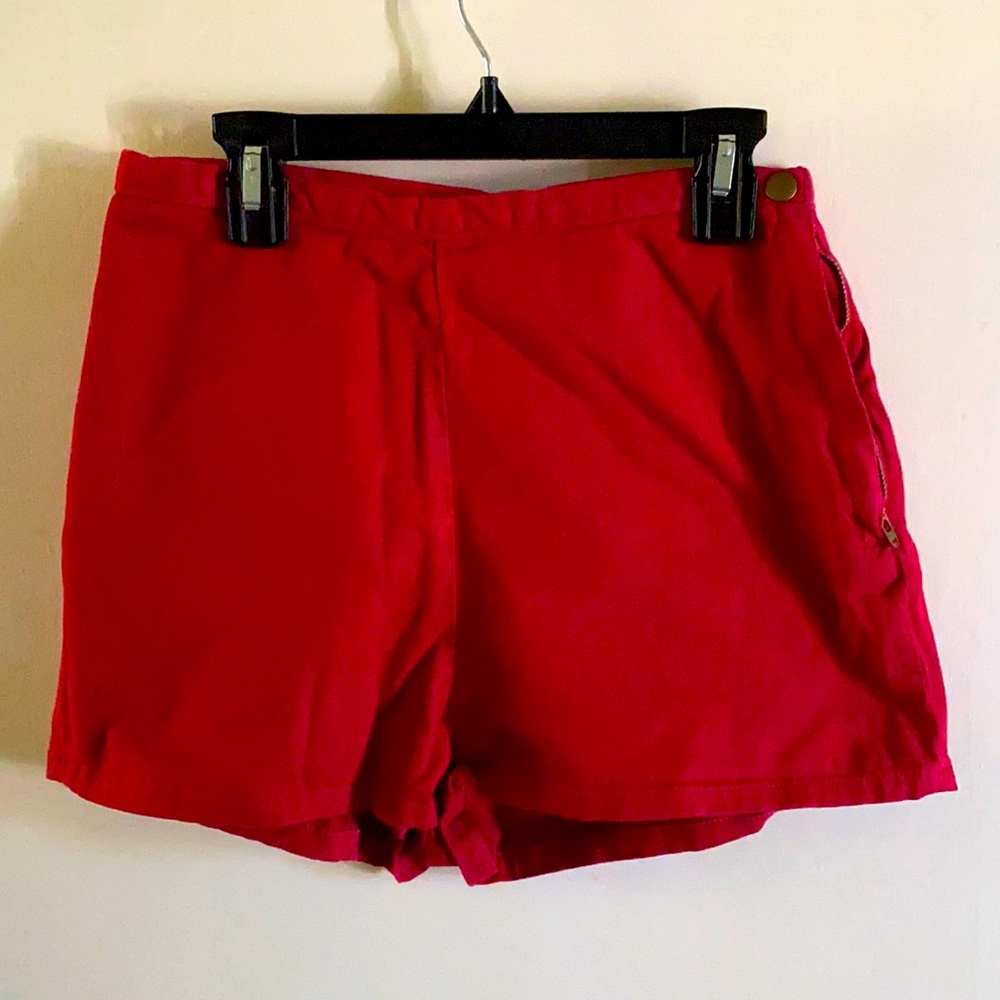 American Apparel Red Shorts